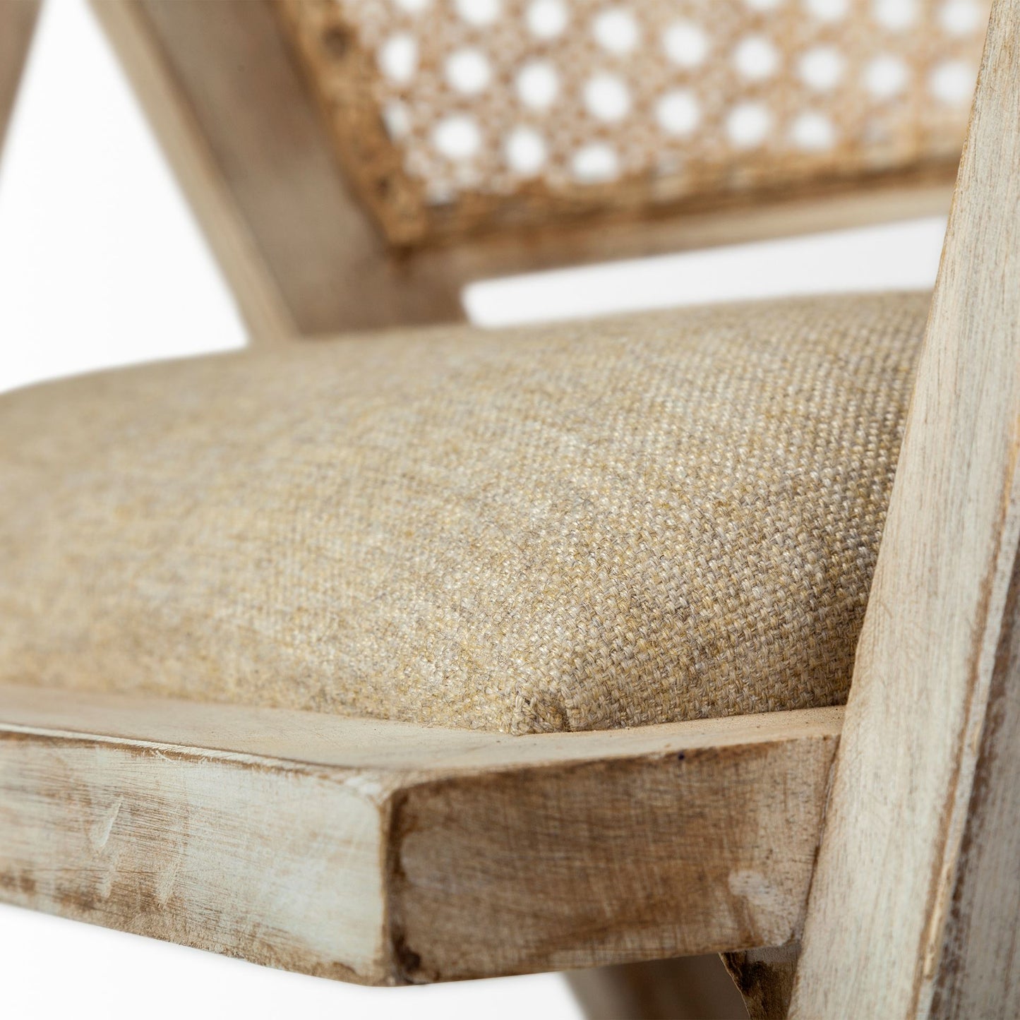 Tabitha I Blonde Wooden Frame Dining Chair with 100% Polyester Seat for a Stylish and Comfortable Dining Experience