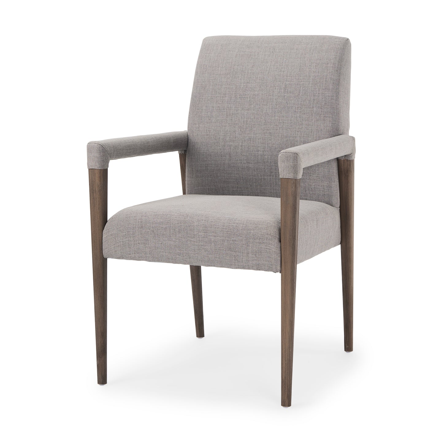 Palisades Cream Upholstered Armless Dining Chair with Solid Wood Frame - Set of 2