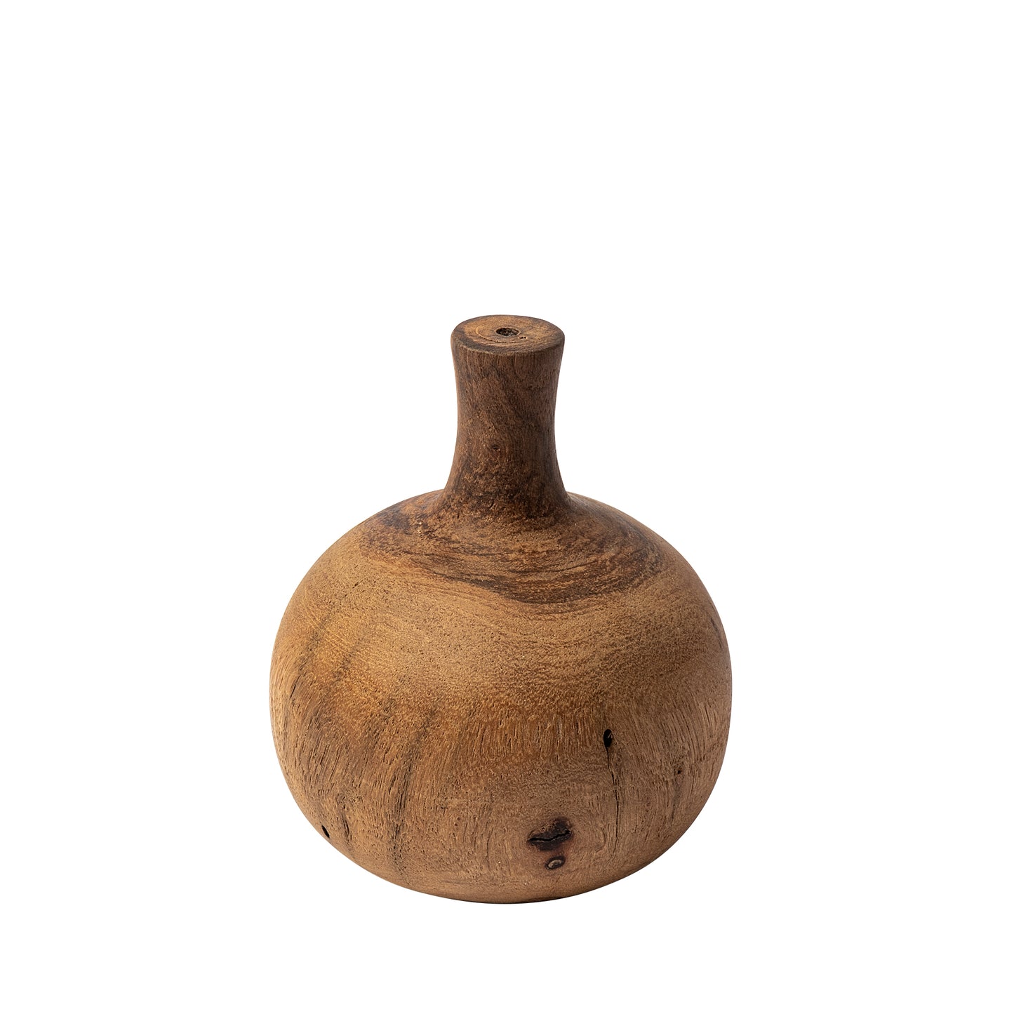 Afra Small Solid Wood Vase - Elegant Decorative Object for Stylish Home Décor & Unique Gifts