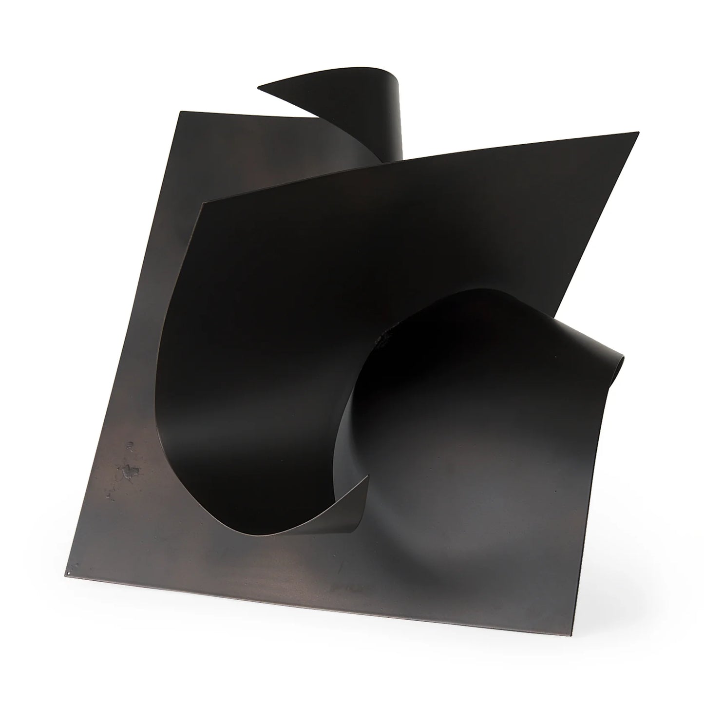 Francesca Black Metal Sculptural Decorative Object – Modern Artistic Accent Piece for Stylish Home and Office Decor