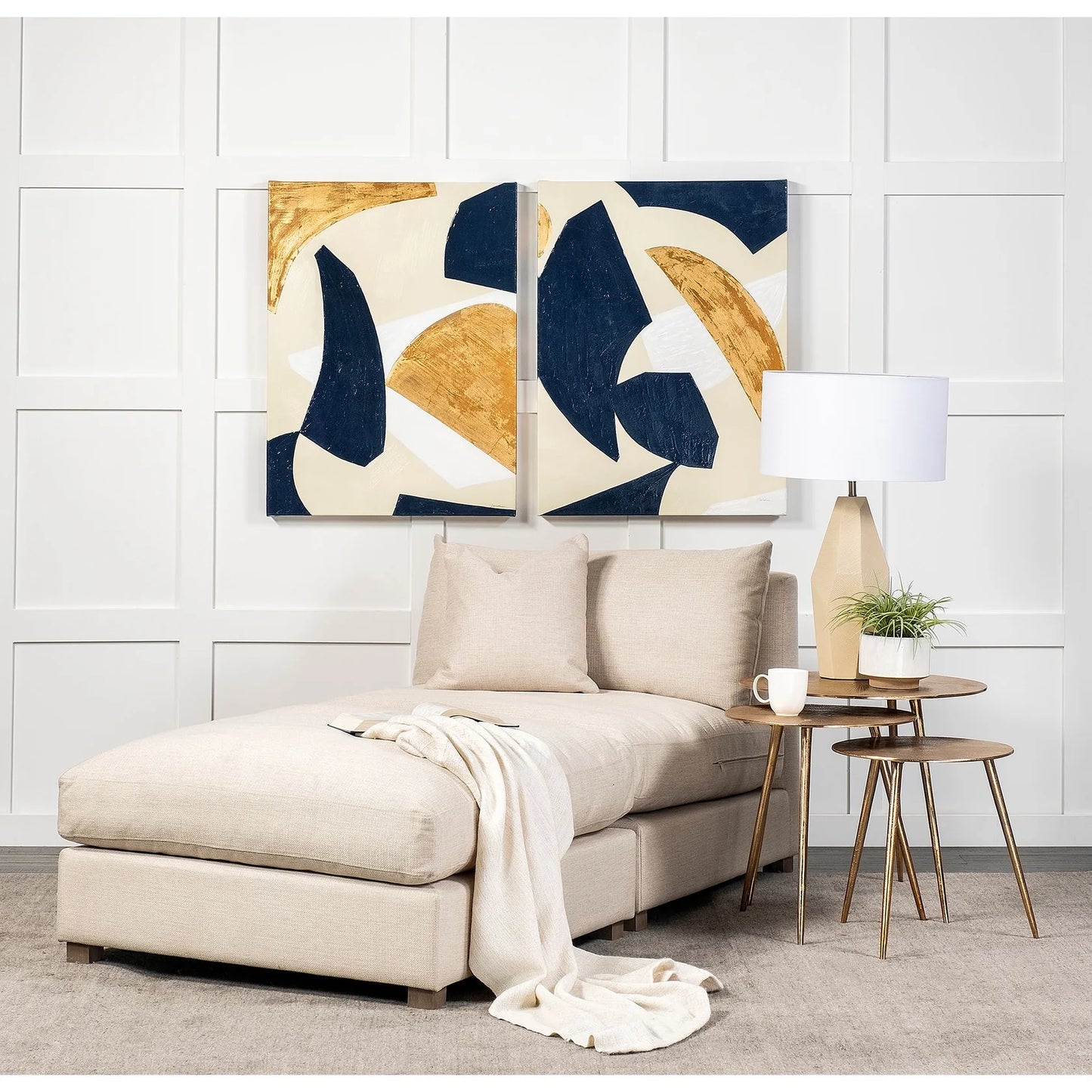 Reva Accent Table: Elegant Antiqued-Gold Round Design with Spindle Legs, Perfect for Modern Spaces