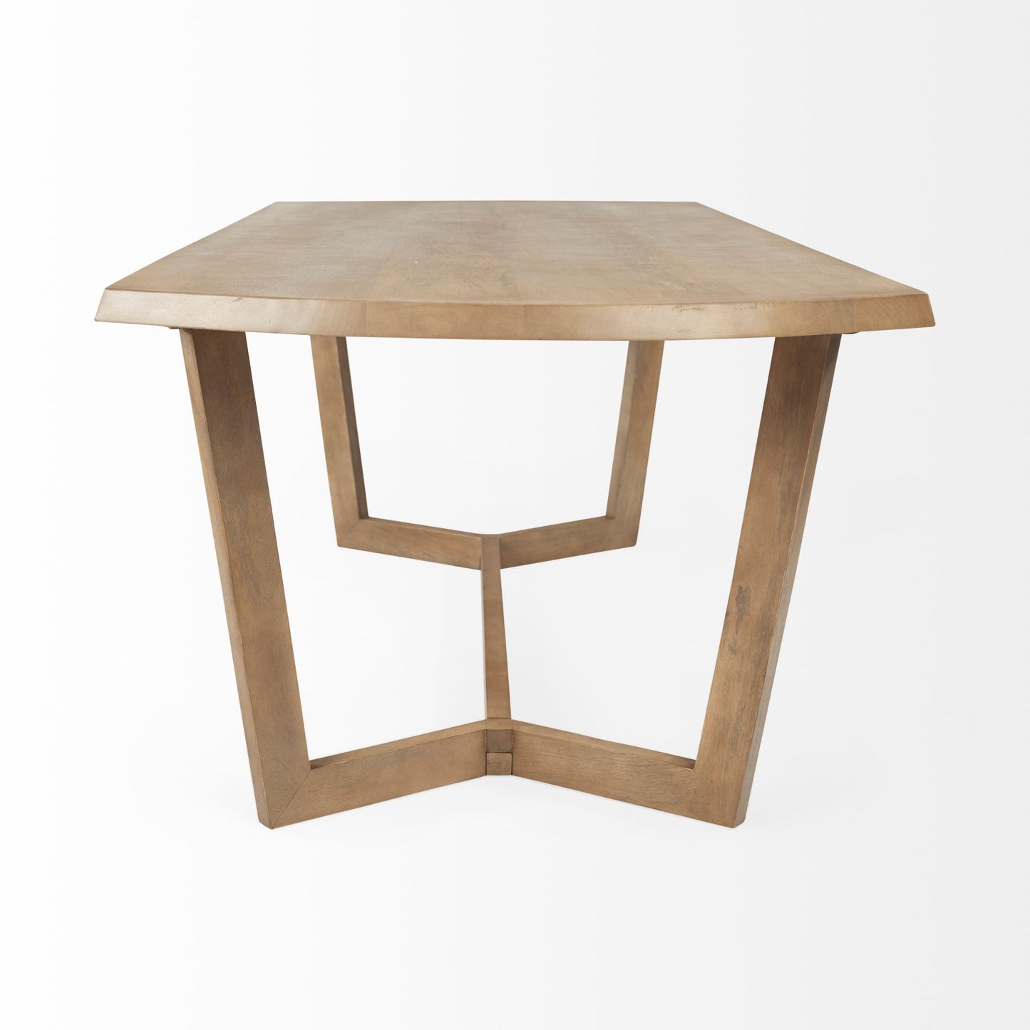 Denver Rectangular Brown Solid Wood Top and Base Dining Table for a Timeless and Stylish Dining Experience