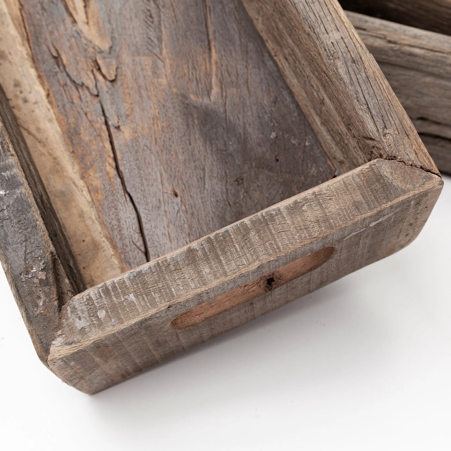 Vernon Small 24L x 7W Brown Reclaimed Wood Tray β Eco-Friendly, Rustic Charm for Stylish Decor