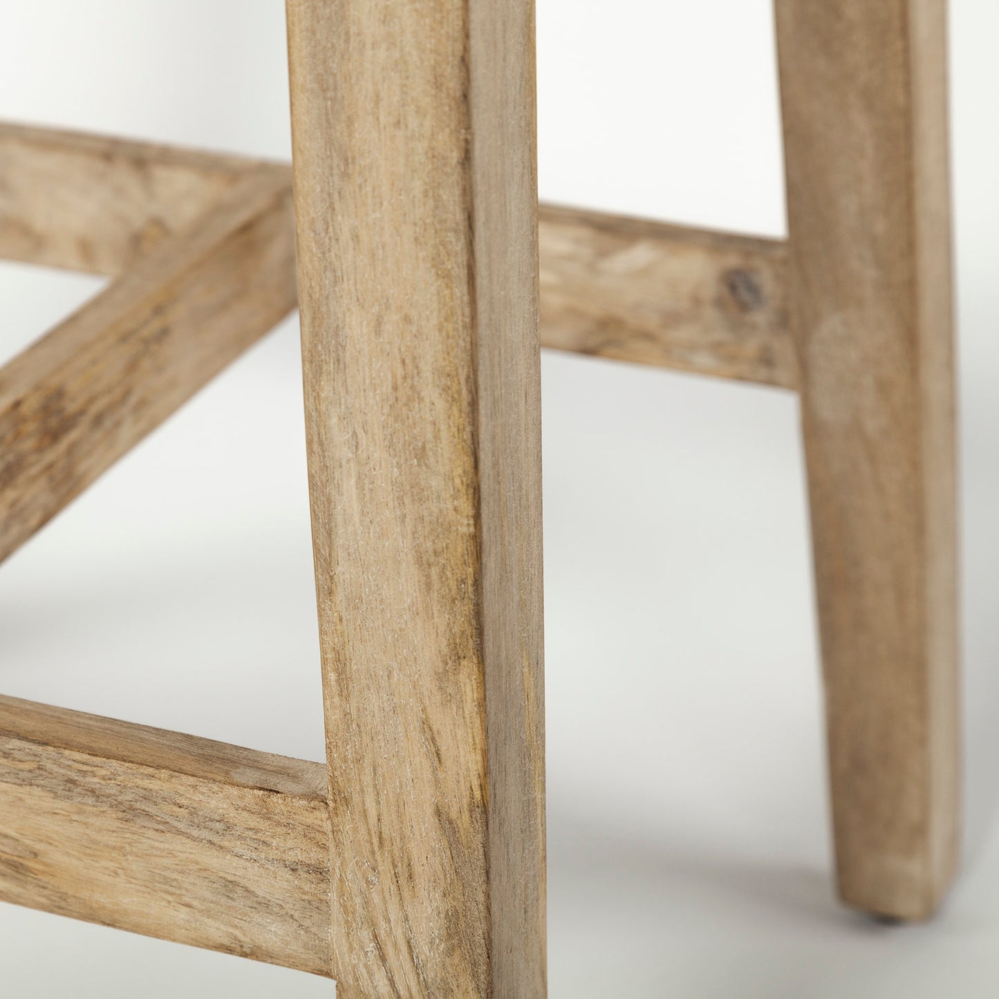 Colony 25" Counter Stool – Brown Wood Seat & Frame