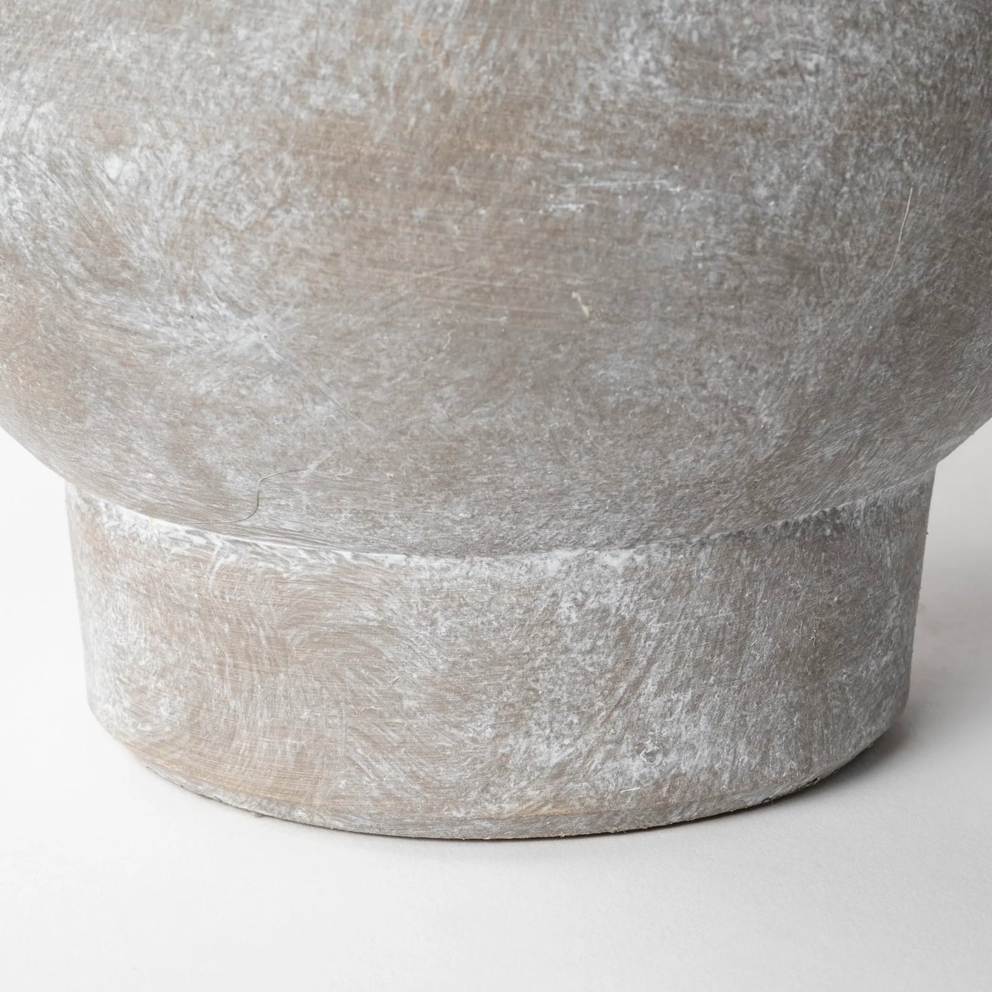 Deya Unique Rustic Brown Ceramic Vase with C-Shaped Handles for Stylish Home Decor Accent