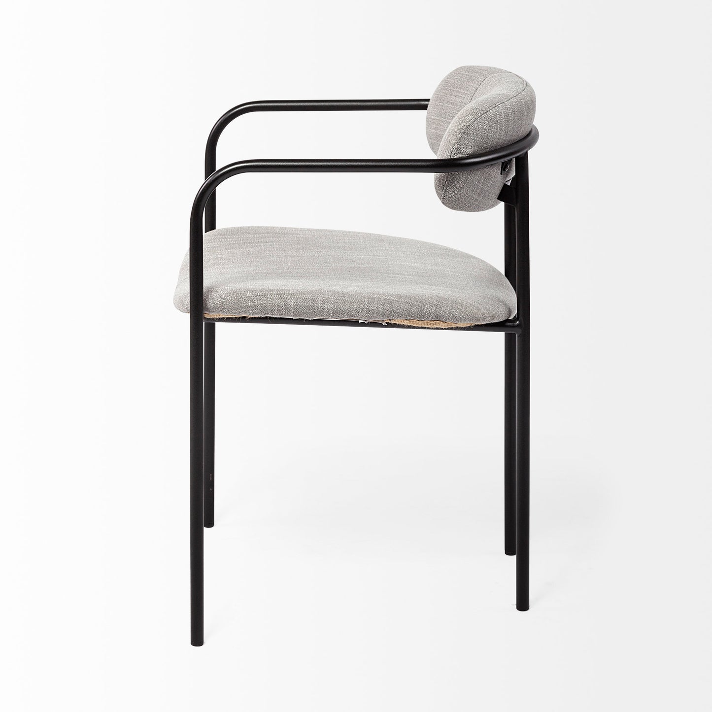 Parker I Cream Fabric Seat Dining Chair - Set of 2, Elegant and Modern Seating