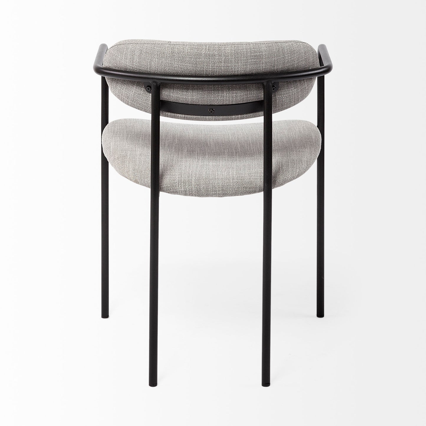 Parker I Cream Fabric Seat Dining Chair - Set of 2, Elegant and Modern Seating