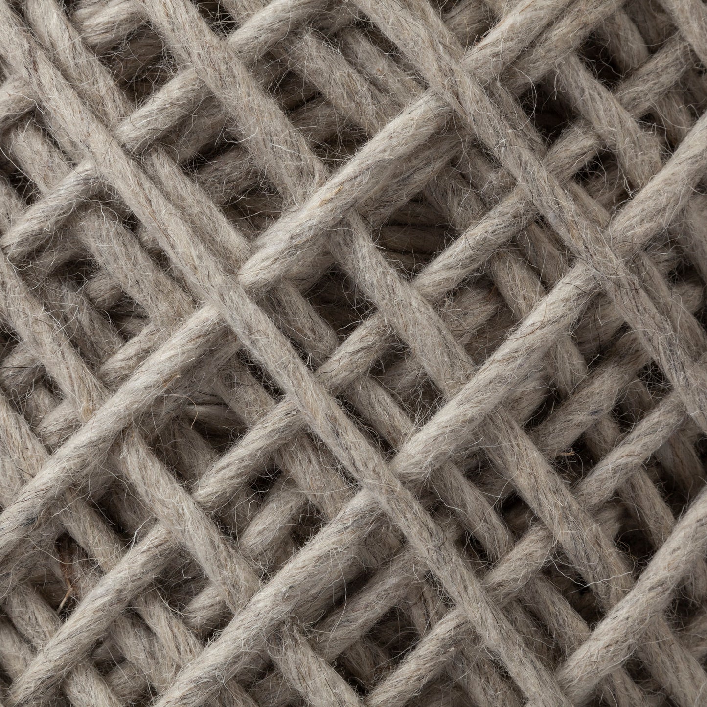 Allium Handwoven Wool Pouf - Stylish Diamond Weave Design for Chic Home Decor Accents