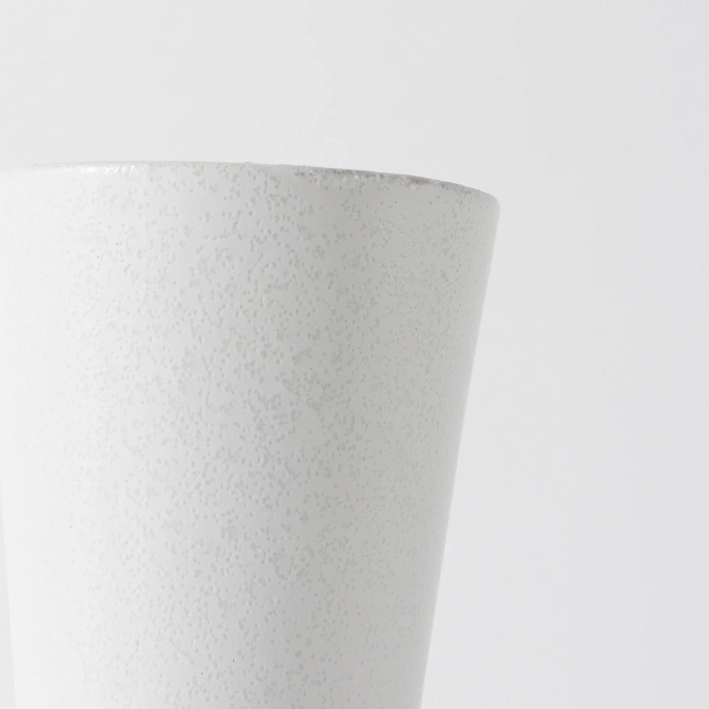 Laforge 9.4H Elegant Small White Ceramic Vase – Perfect for Fresh Flowers and Modern Décor Accents