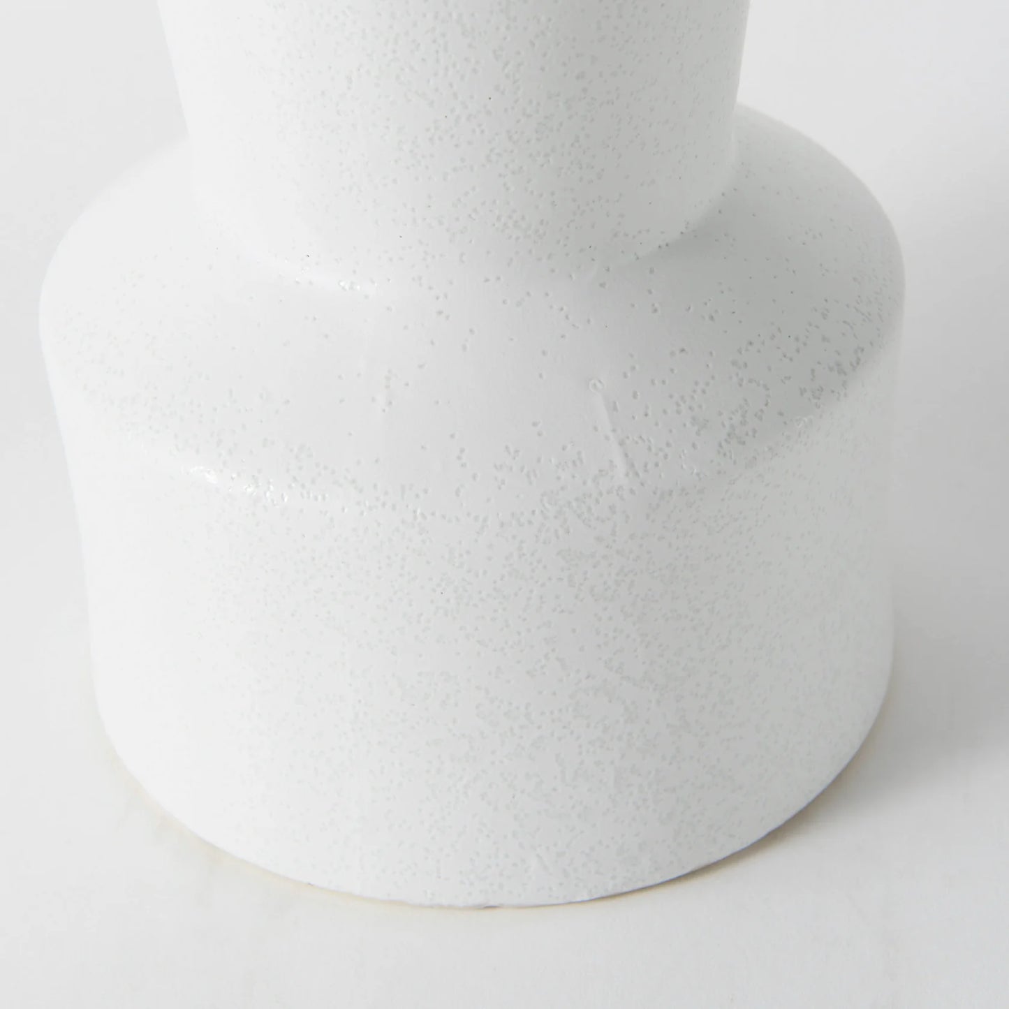 Laforge 9.4H Elegant Small White Ceramic Vase – Perfect for Fresh Flowers and Modern Décor Accents