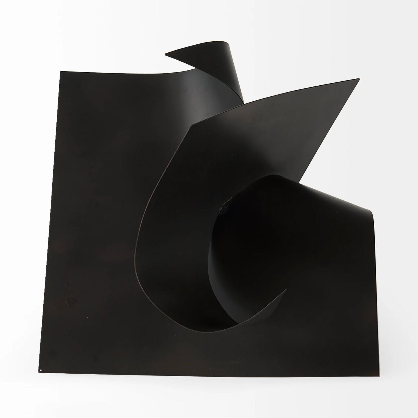 Francesca Black Metal Sculptural Decorative Object – Modern Artistic Accent Piece for Stylish Home and Office Decor