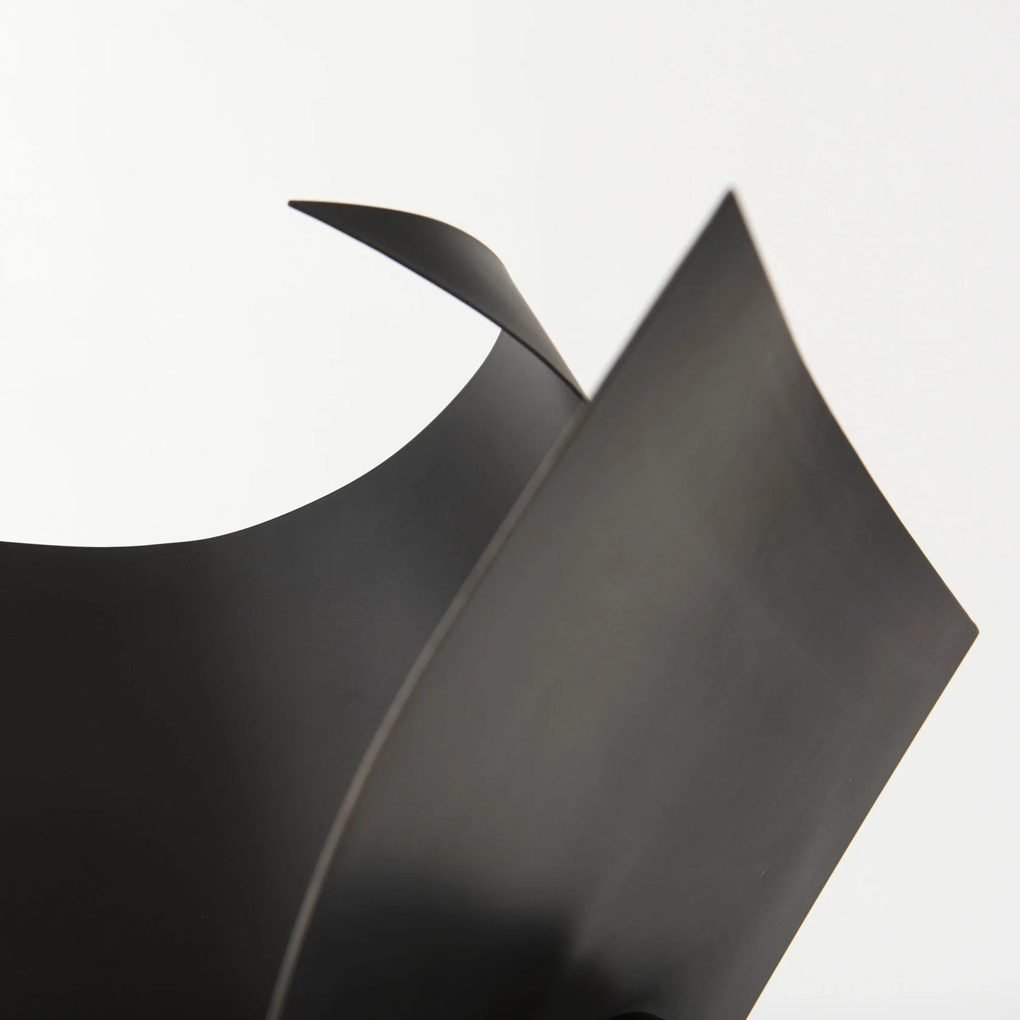 Francesca Black Metal Sculptural Decorative Object – Modern Artistic Accent Piece for Stylish Home and Office Decor