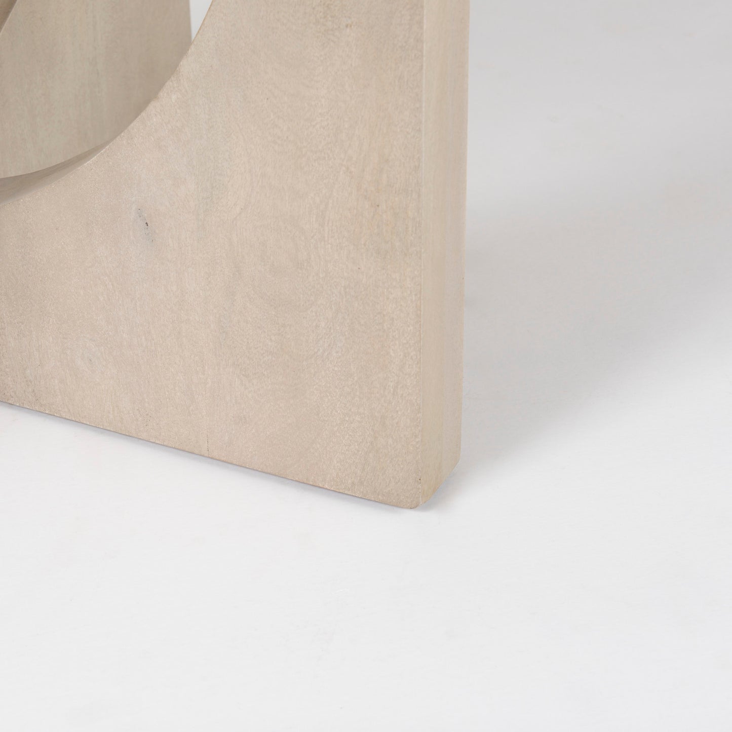 Liesl Barely Gray Finished Wood Dining Table with Circular Top for a Modern and Elegant Dining Experience