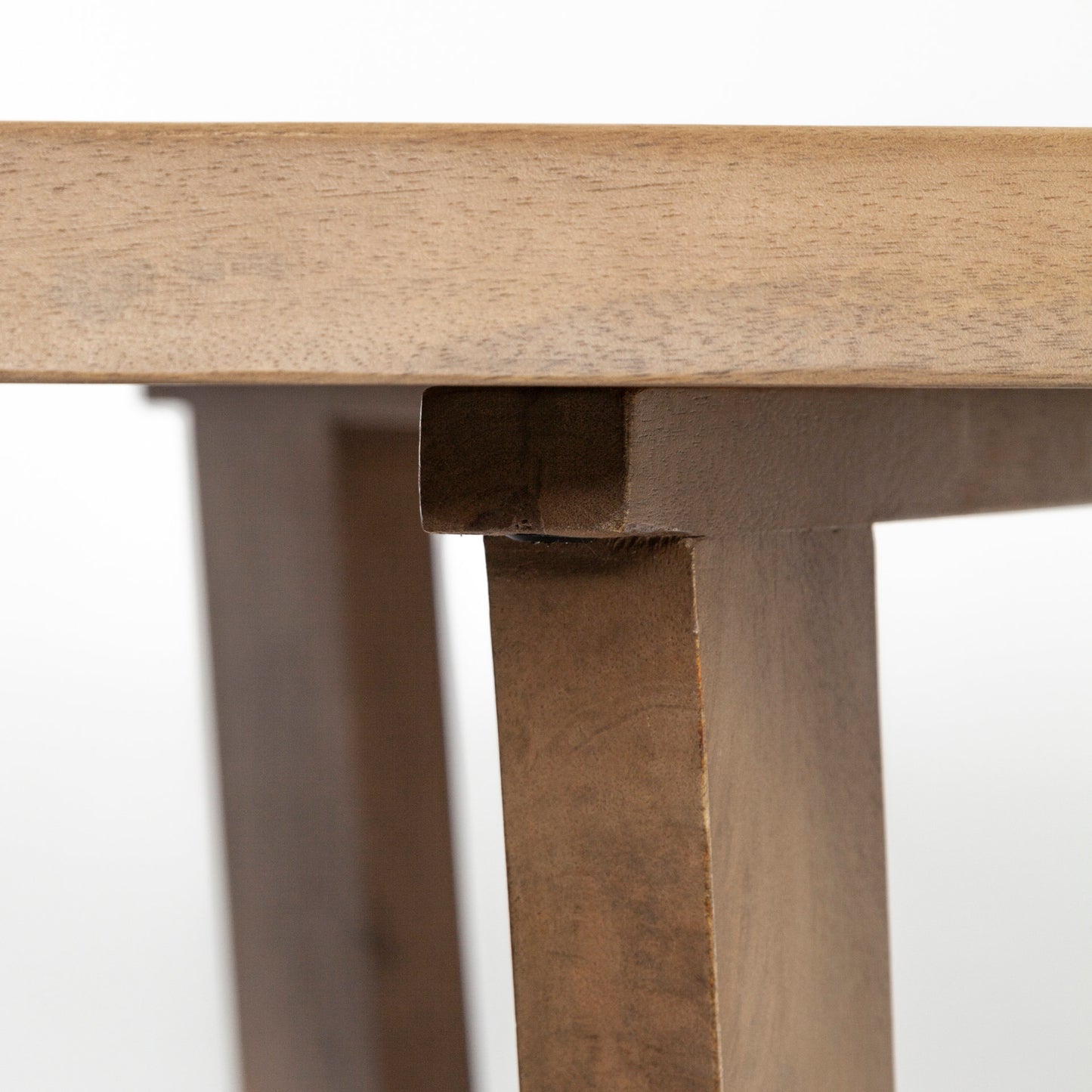 Denver Rectangular Brown Solid Wood Top and Base Dining Table for a Timeless and Stylish Dining Experience