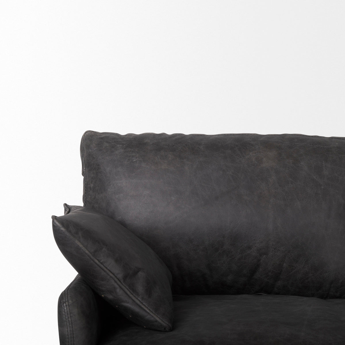 Cochrane Brown Leather Three Seater Sofa