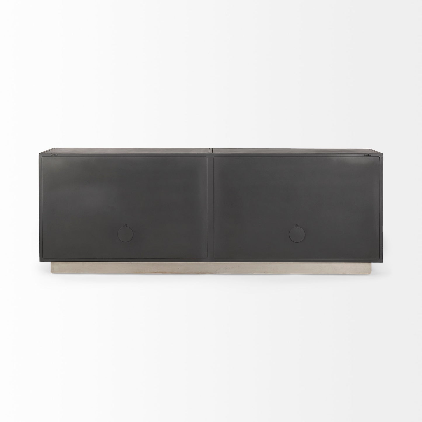 Roxdale Acid Wash Metal Sideboard for a Unique and Industrial-Inspired Storage Solution