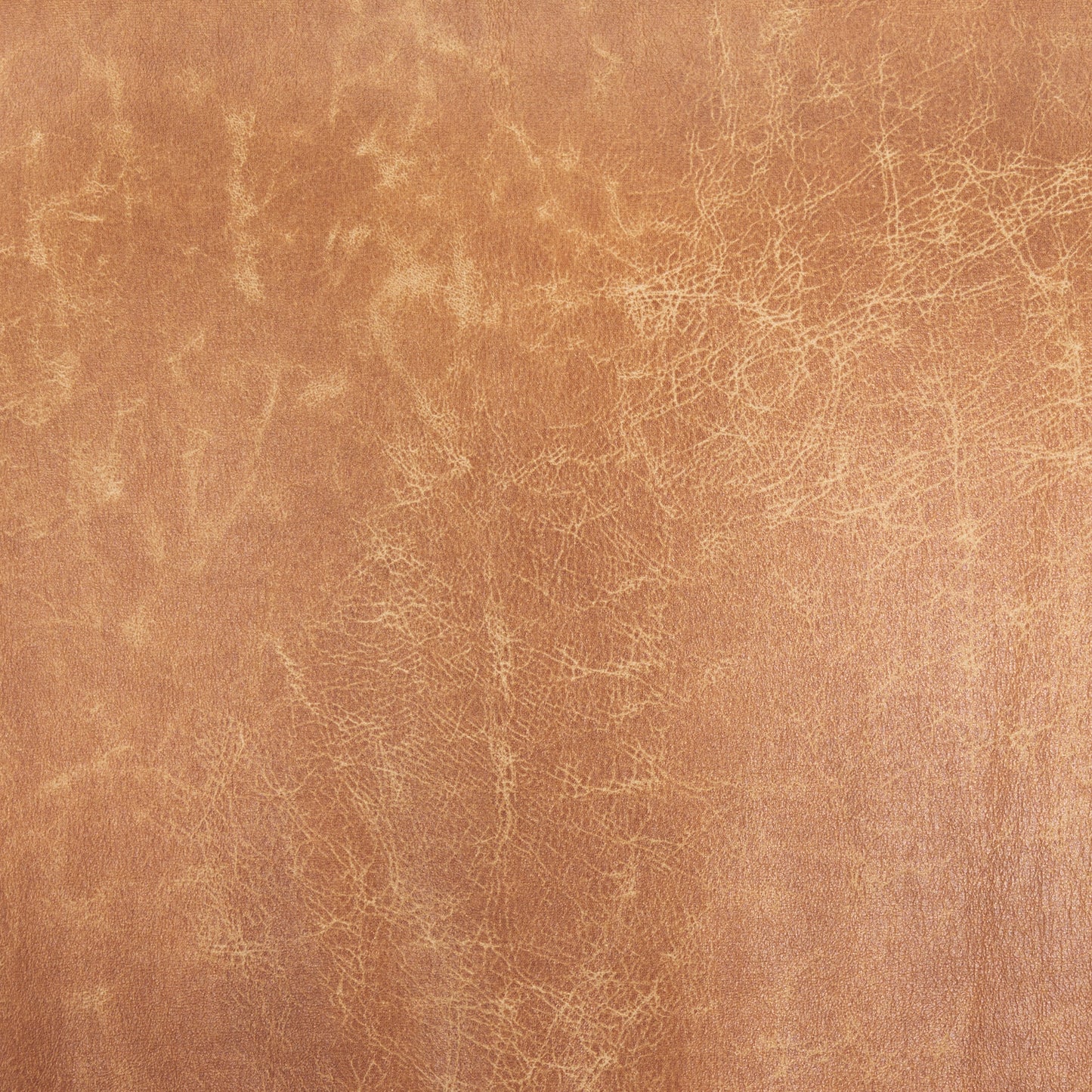 Westan Cognac Faux Leather W/Medium Brown Wood Accent Chair