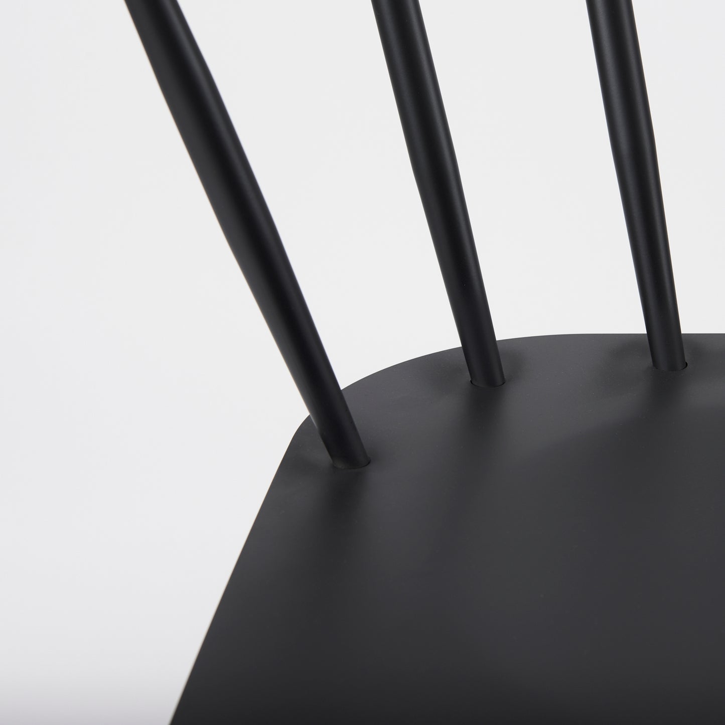 Colin Black Metal Dining Chair - Sleek and Durable Seating Solution