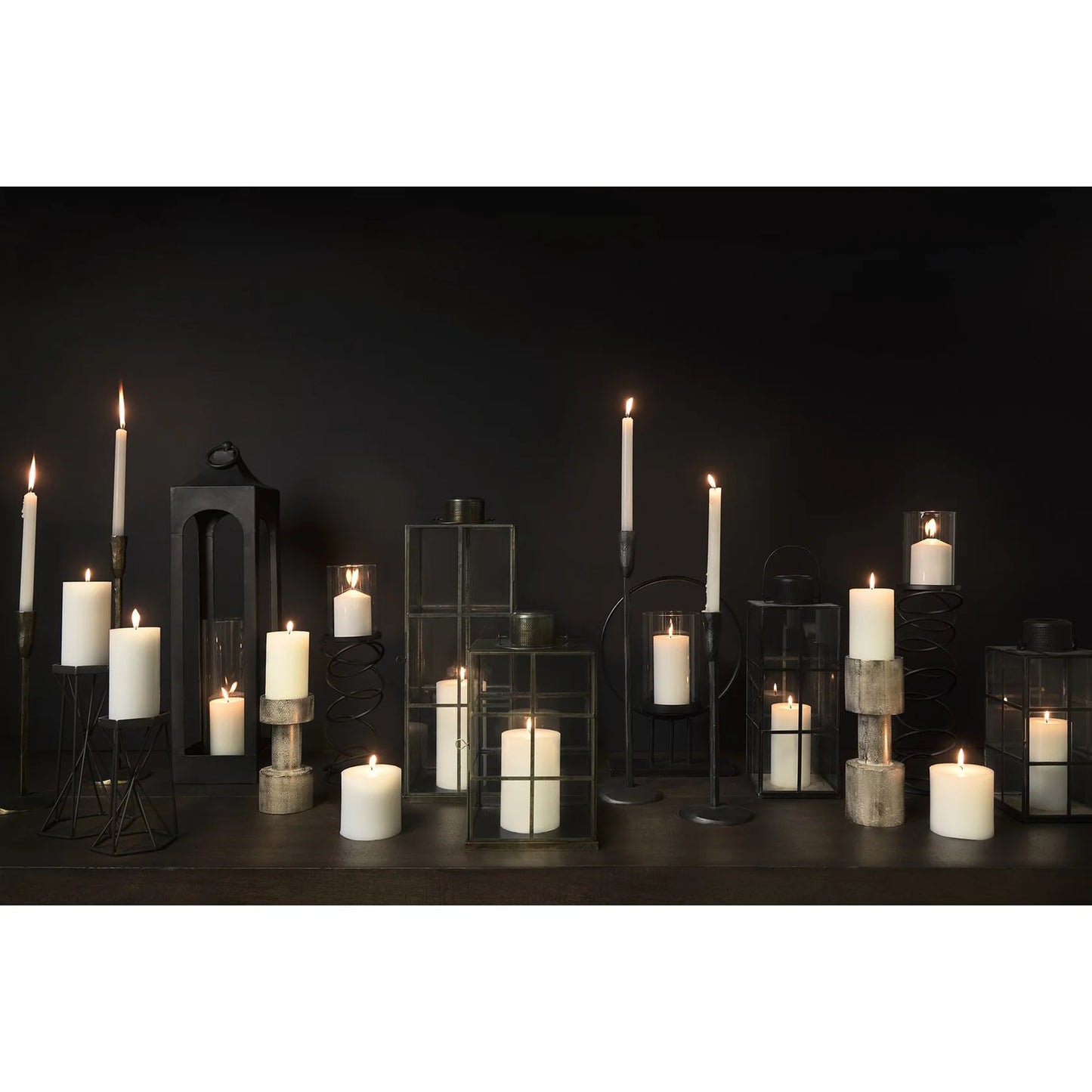 Levit Small Antique Gold Table Candle Holder – Elegant 14” Height for Stunning Home Décor Accent
