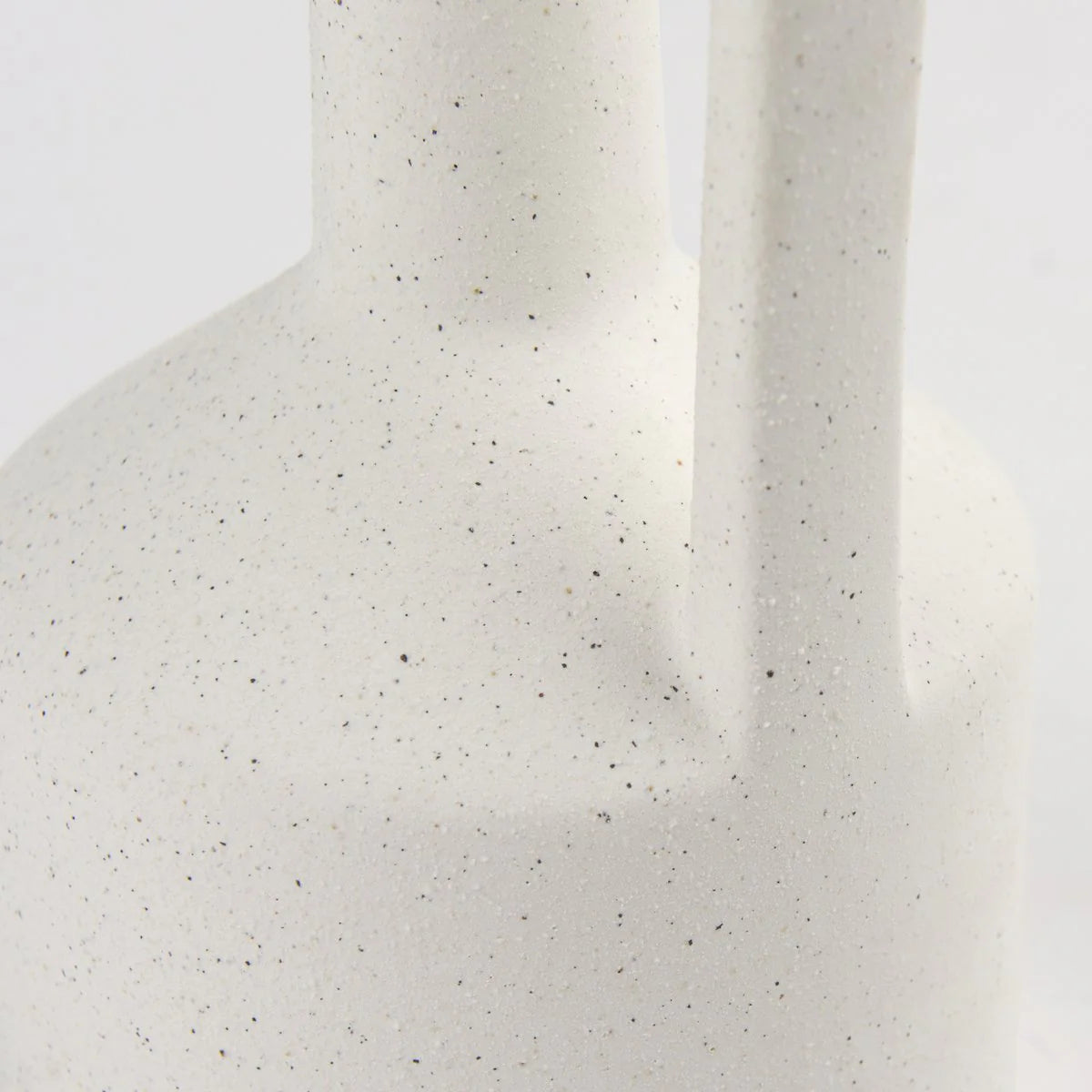 Burton Large Ceramic Jug Vase – Stylish Home Décor Accent for Modern Living Spaces and Events - White