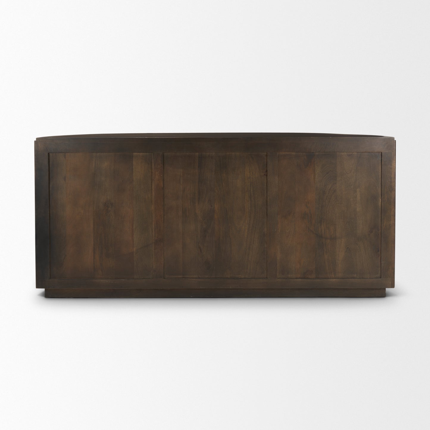 Terra Dark Brown Wood Fluted Sideboard for a Stylish and Elegant Storage Solution