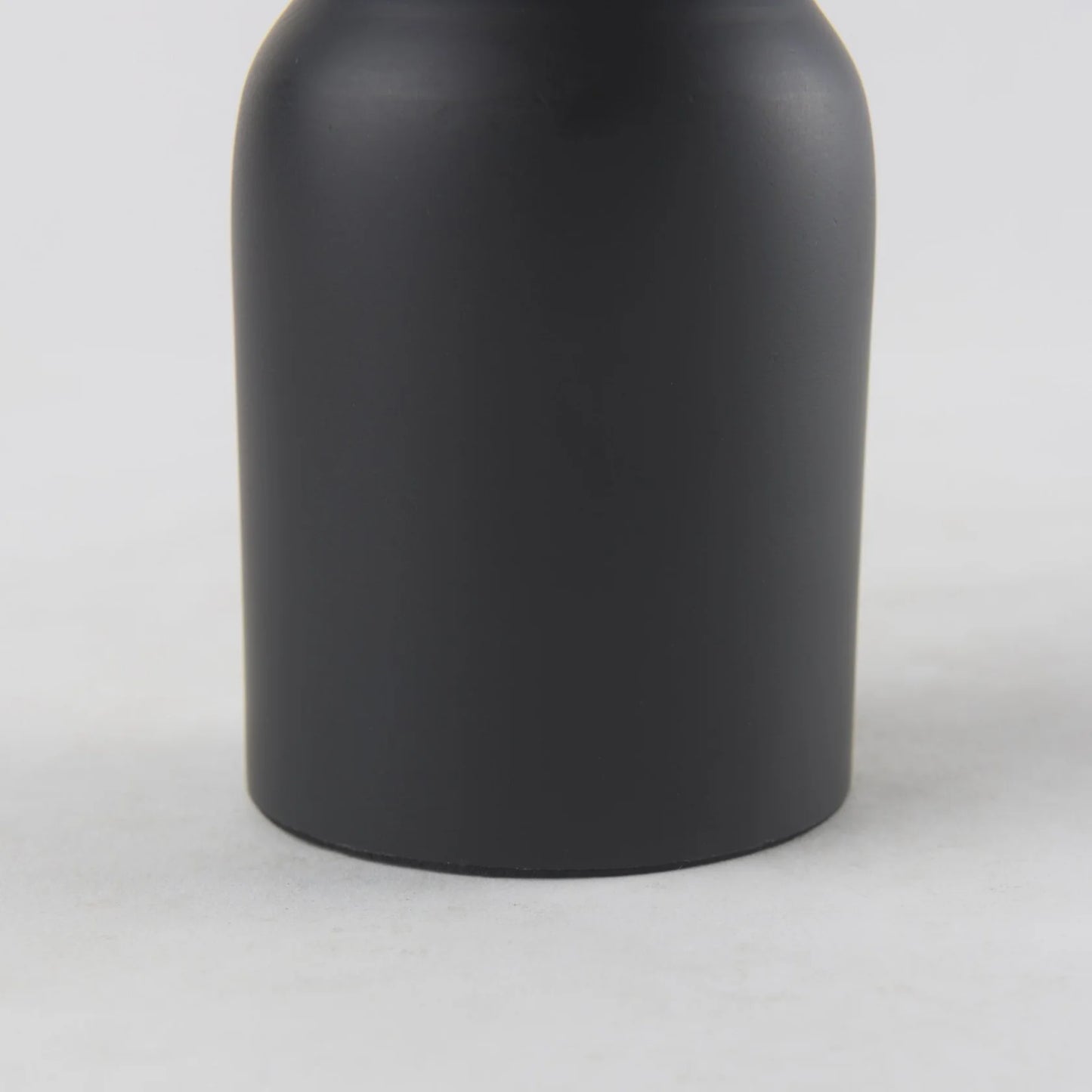 Malta Small Black Metal Candle Holder - Modern Aluminum Accent for Stylish Home Decor & Ambiance
