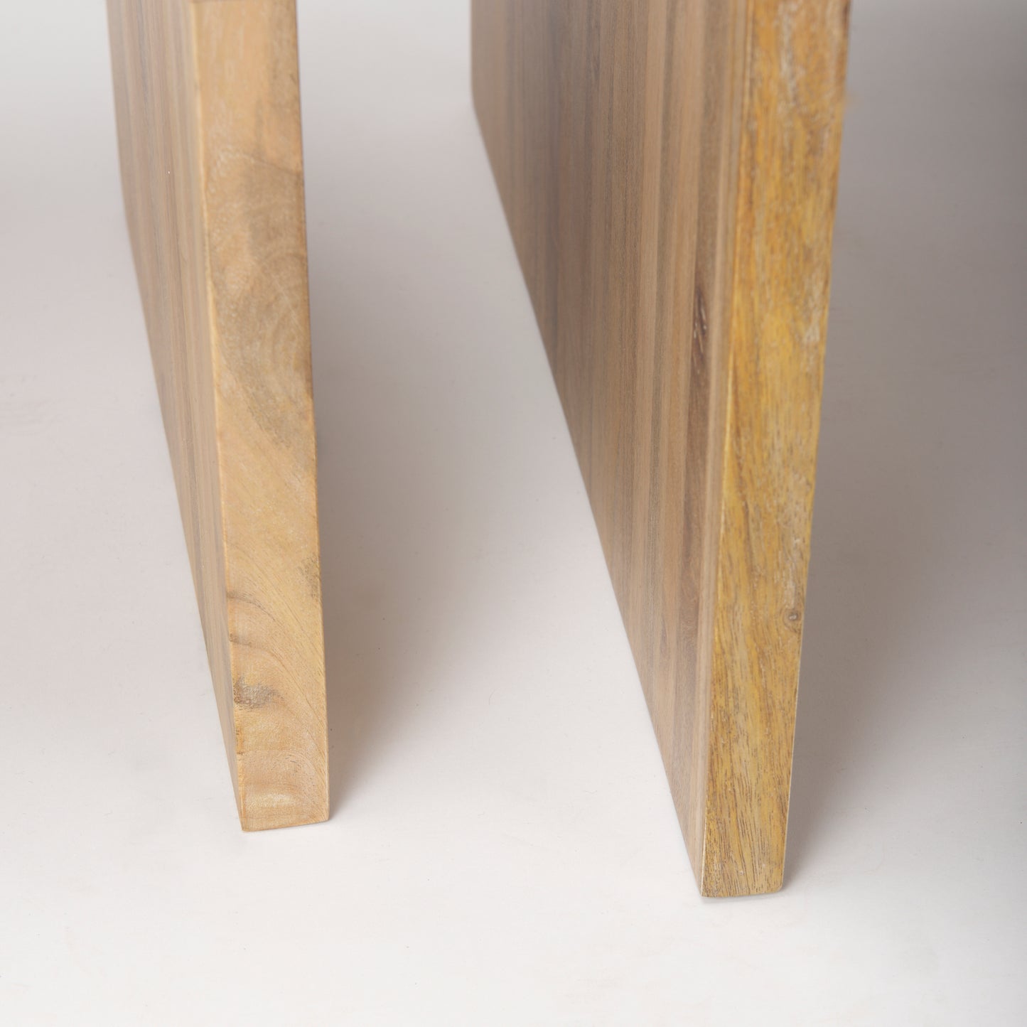 Chloe Set of 2 Cottage Wood Nesting Accent Tables - Charming Design for Cozy Living Spaces and Versatile Decor