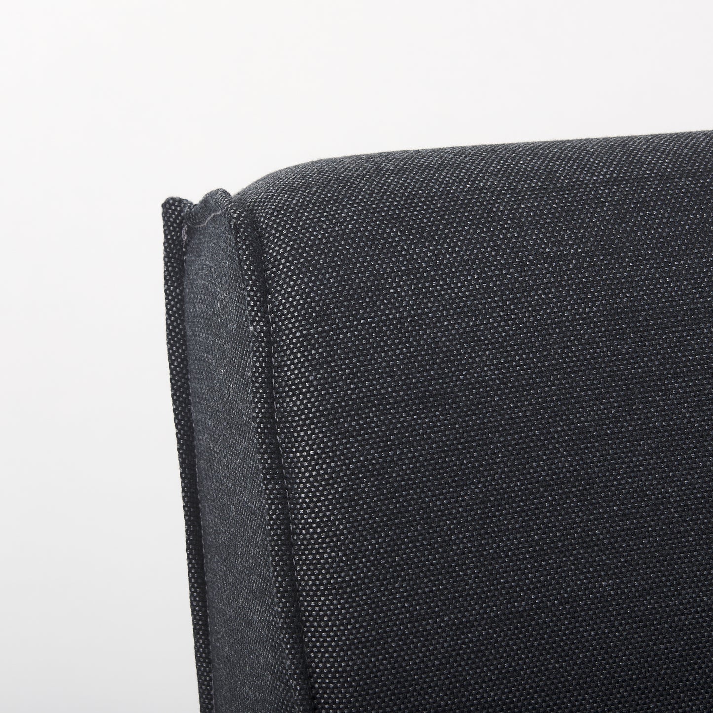 Damon Fully Upholstered Grey Fabric Dining Chair on Casters - Set of 2, Stylish and Versatile Seating