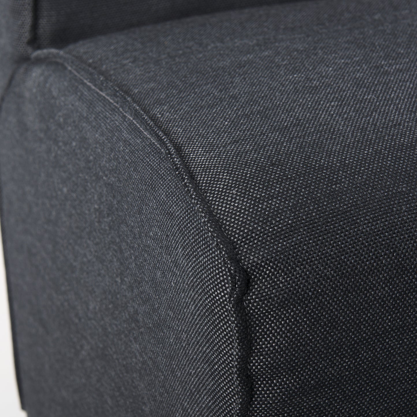 Damon Fully Upholstered Grey Fabric Dining Chair on Casters - Set of 2, Stylish and Versatile Seating