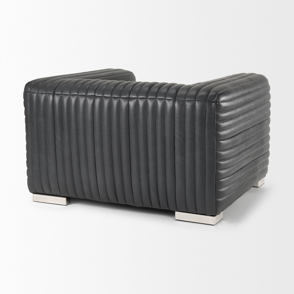 Ricciardo Cognac Leather Upholstered Arm Chair