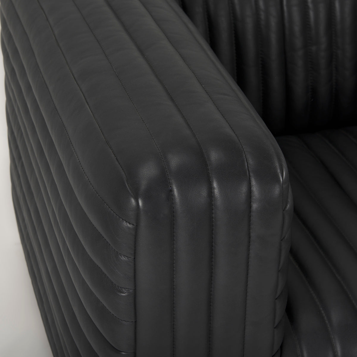 Ricciardo Cognac Leather Upholstered Arm Chair