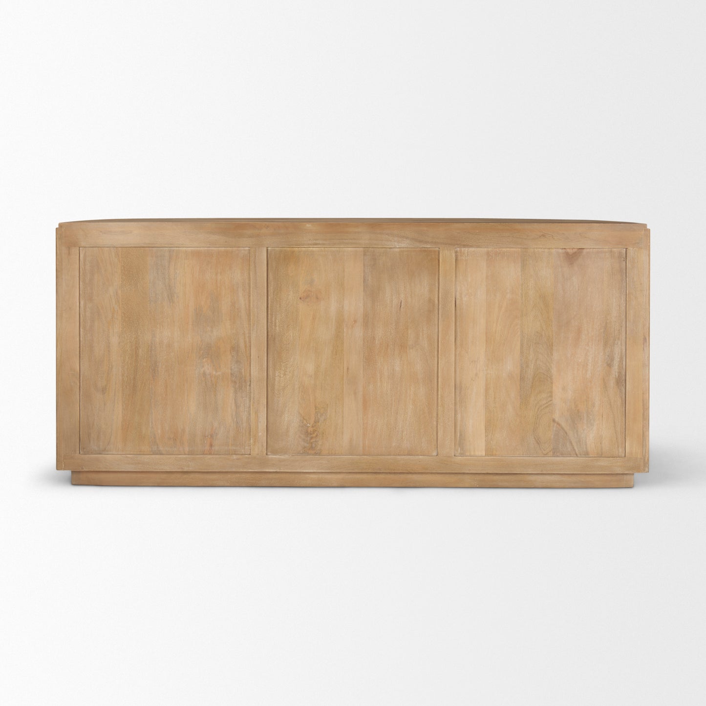 Terra Light Brown Wood Fluted Sideboard for a Stylish and Contemporary Storage Solution