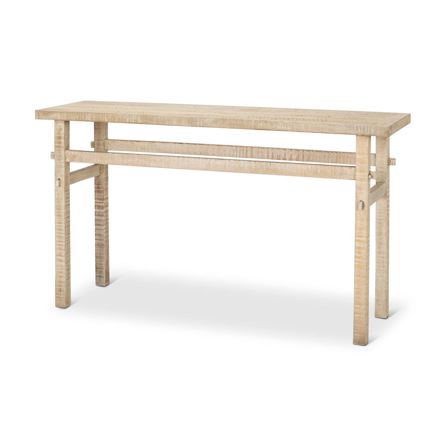 Rosie Small Brown Wood Console Table - Charming Design for Cozy Entryways and Versatile Decor