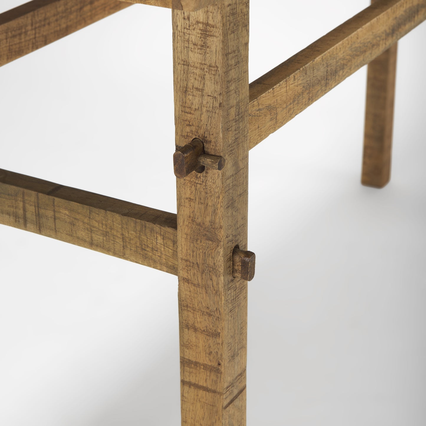 Rosie Small Brown Wood Console Table - Charming Design for Cozy Entryways and Versatile Decor