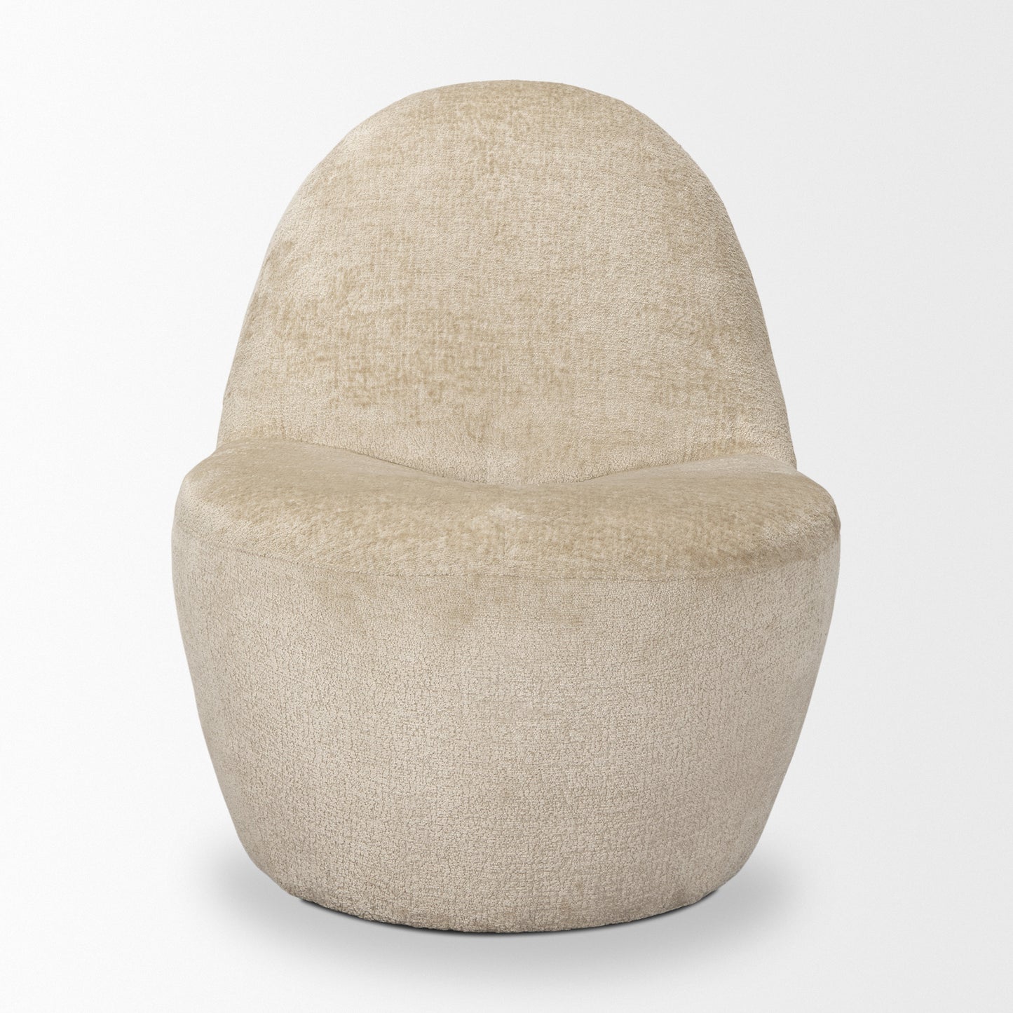 Beverly Beige Chenille Accent Chair - Comfortable and Elegant Seating for Any Room