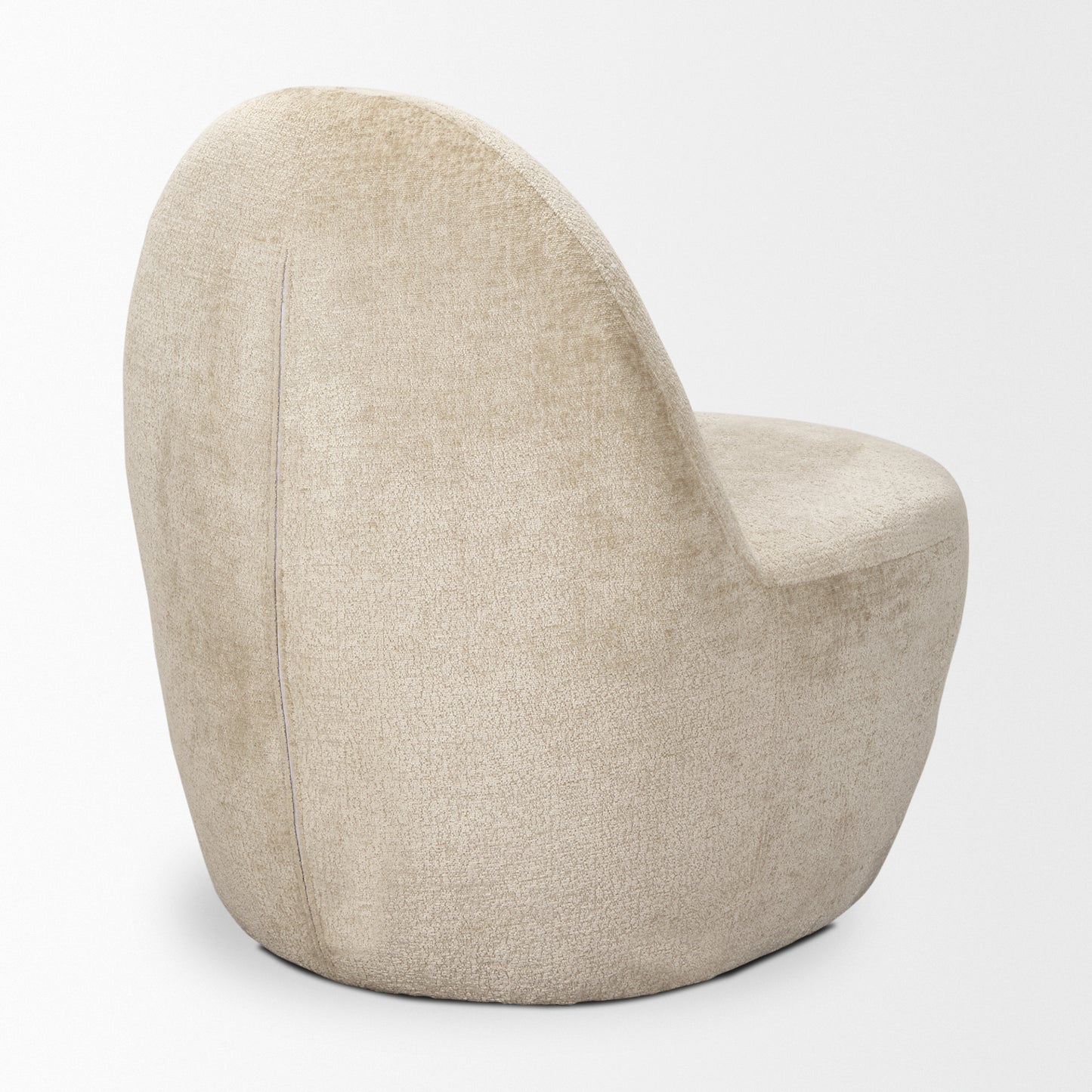 Beverly Beige Chenille Accent Chair - Comfortable and Elegant Seating for Any Room