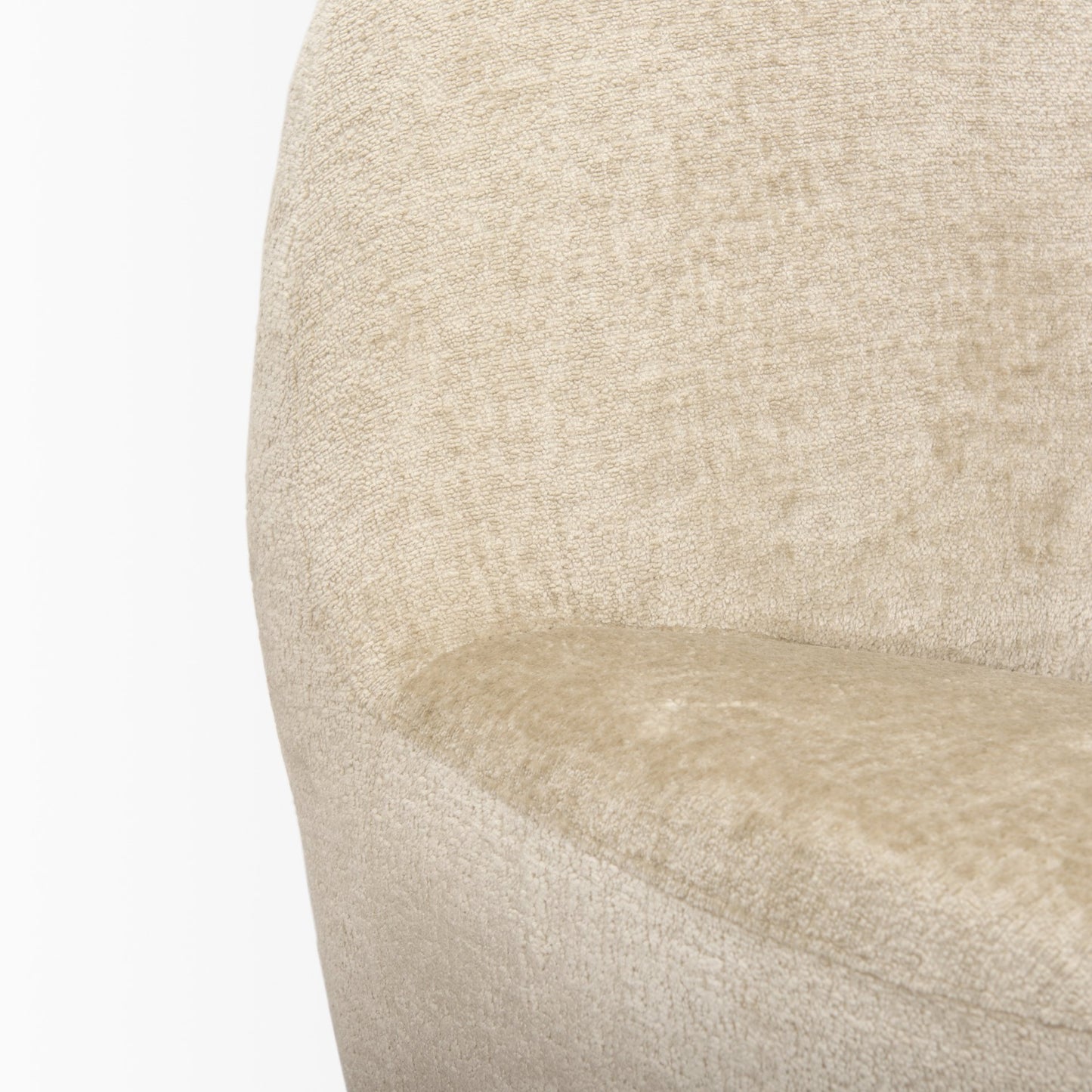 Beverly Beige Chenille Accent Chair - Comfortable and Elegant Seating for Any Room