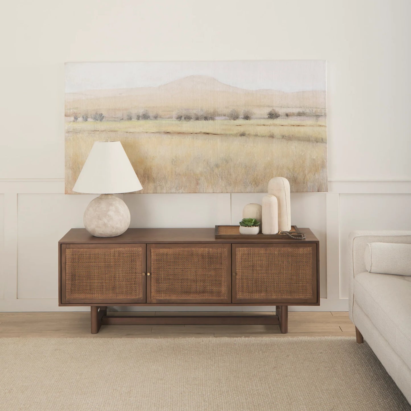 Knox Elegant White-Wash Wooden Decorative Tower - Stylish Home Accent for Modern Interiors