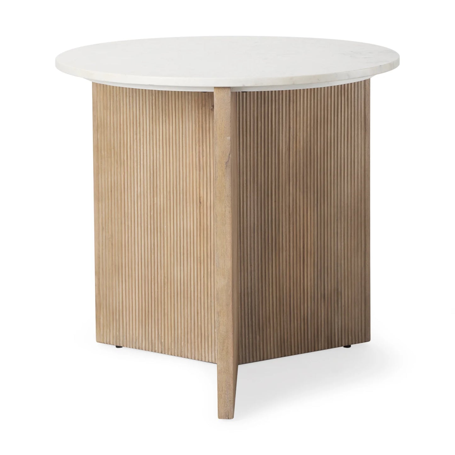 Enzo Accent Table – Contemporary Fluted-Leg Design for Stylish Modern Living Spaces and Foyers