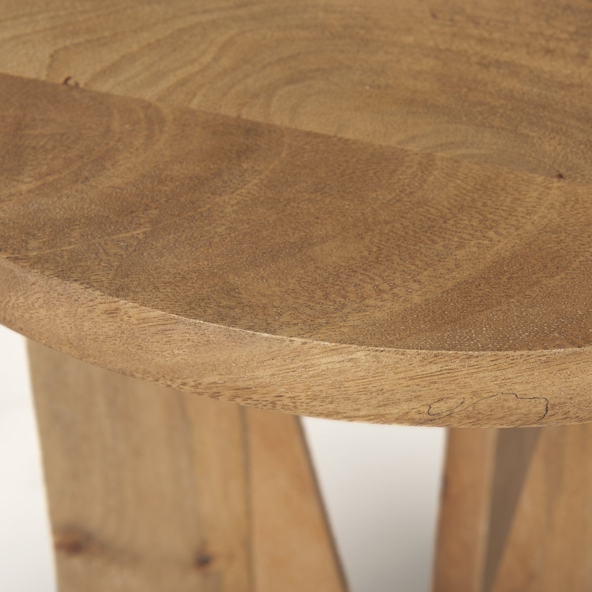 Mattius Light Wood Accent Table