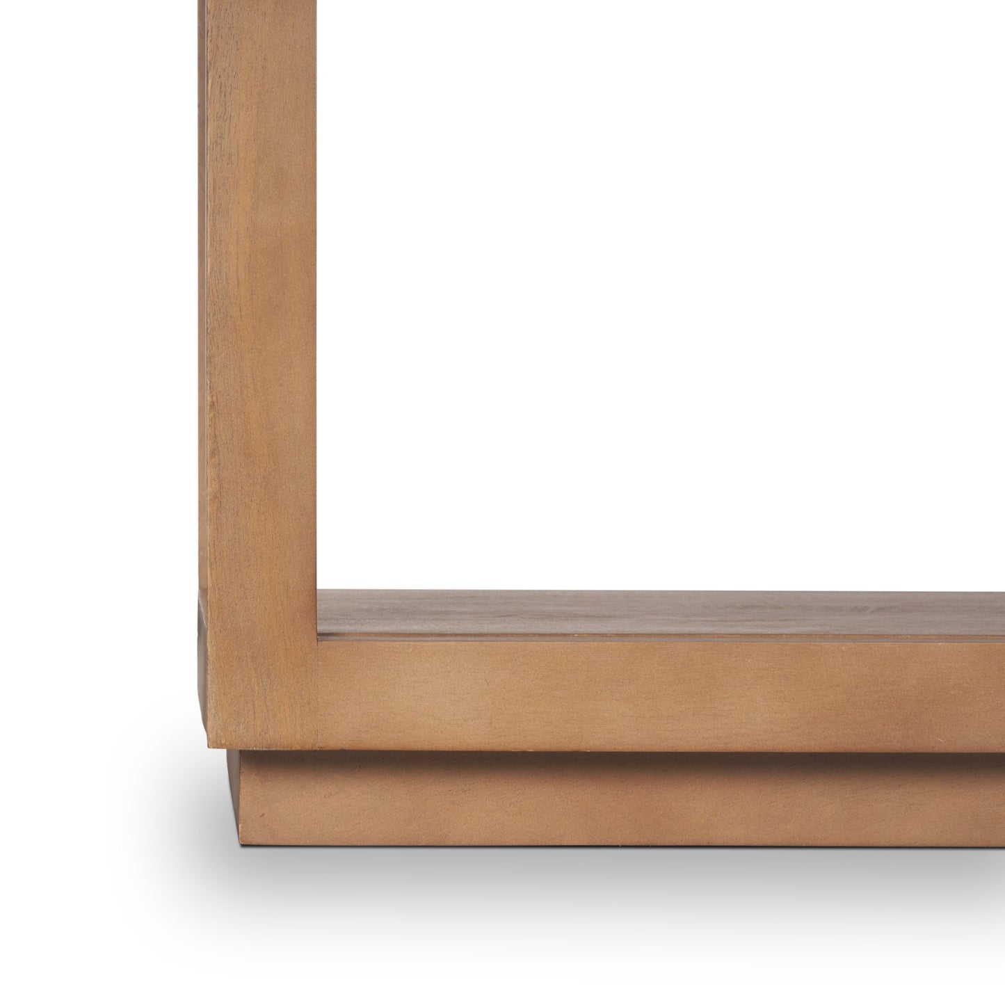 Bela Small Arched Console Table - Medium Brown Wood Design for Stylish Entryways and Cozy Spaces