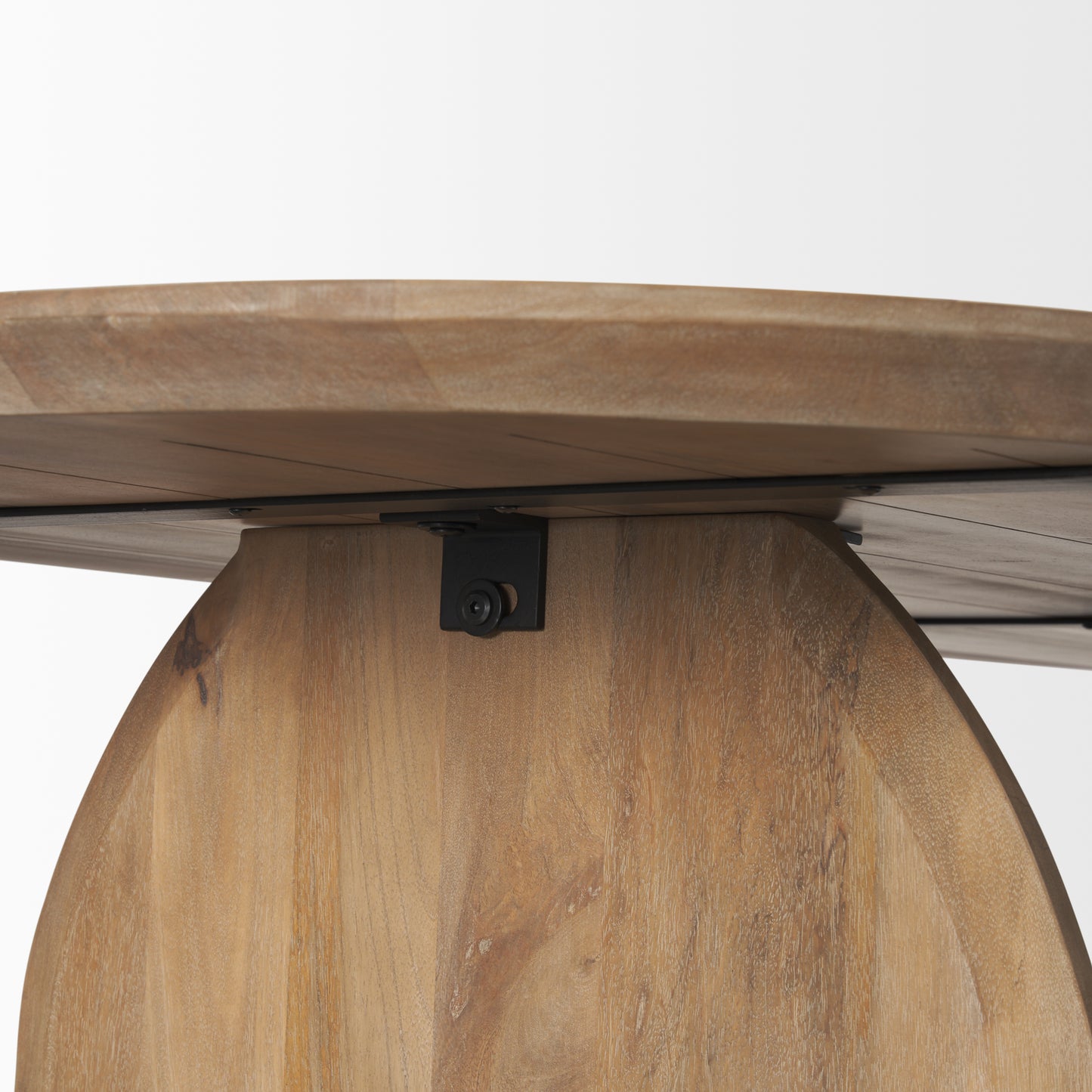 Isla Oval Dining Table with Light Brown Wood Top and Arched Legs for a Stylish and Elegant Dining Experience