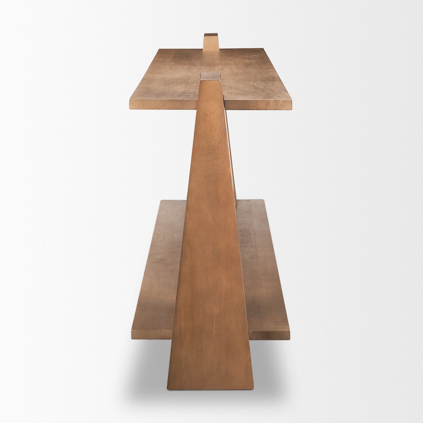 Eula Medium Brown Wood Console Table – Stylish & Functional Accent Piece