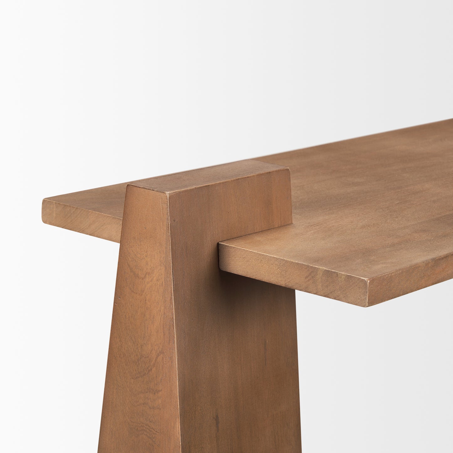 Eula Medium Brown Wood Console Table – Stylish & Functional Accent Piece