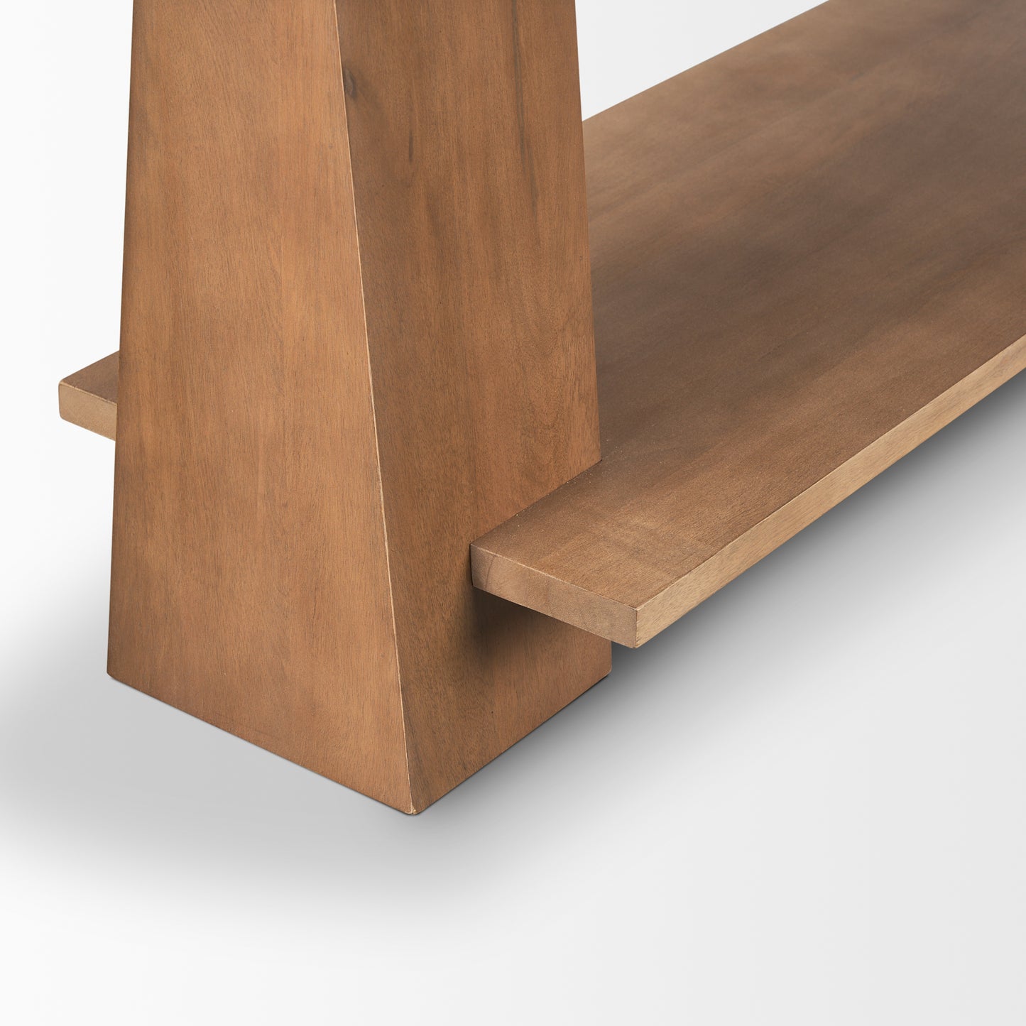 Eula Medium Brown Wood Console Table – Stylish & Functional Accent Piece