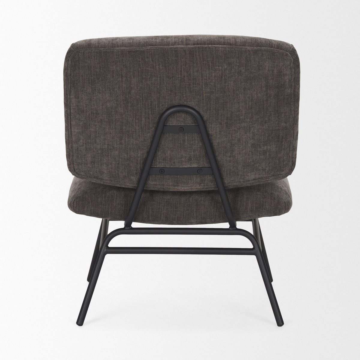 Nora Forest Green Fabric Matte Black Metal Legs Accent Chair
