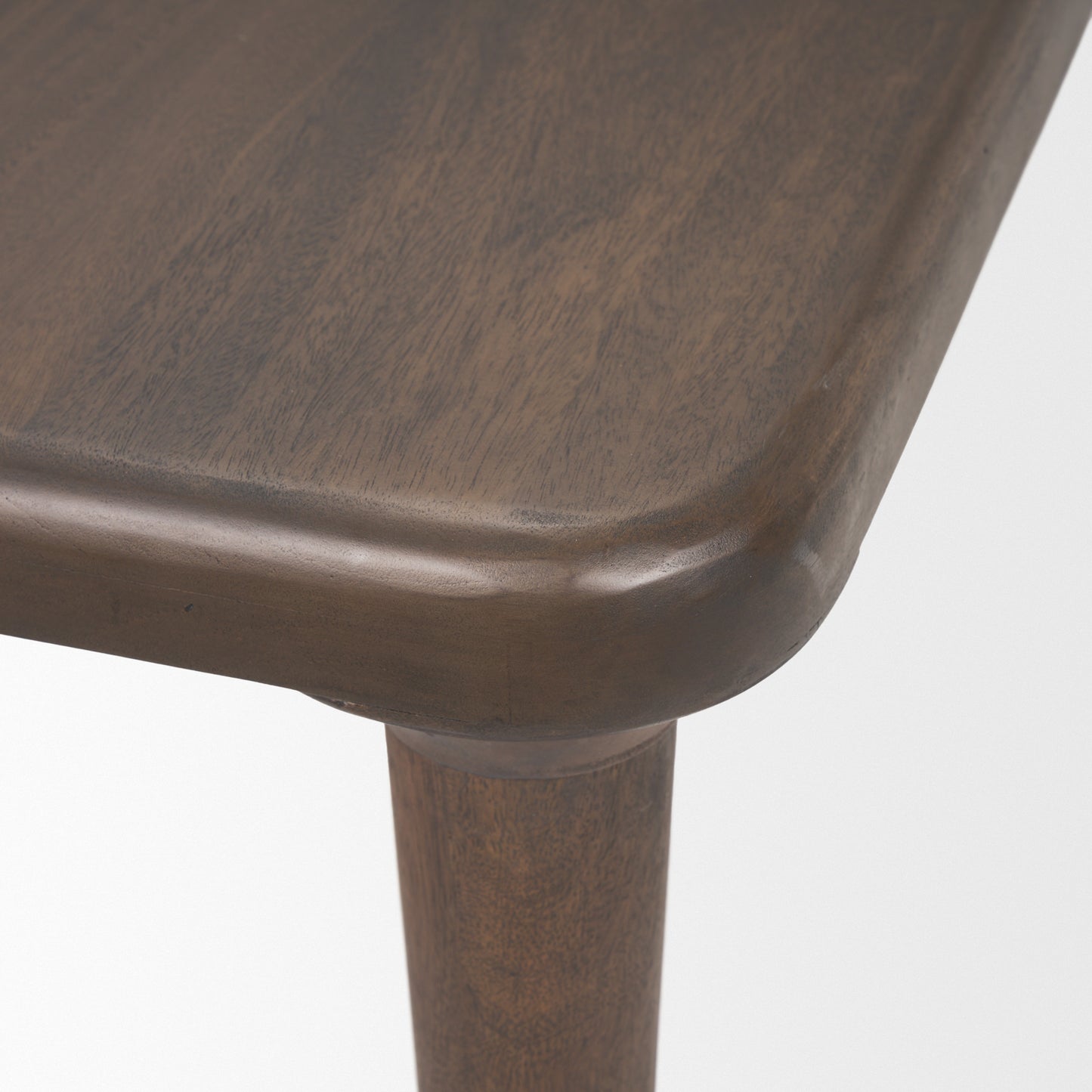 Suvan 84L Medium Dark Brown Rectangular Wood Dining Table for Modern and Stylish Dining Rooms