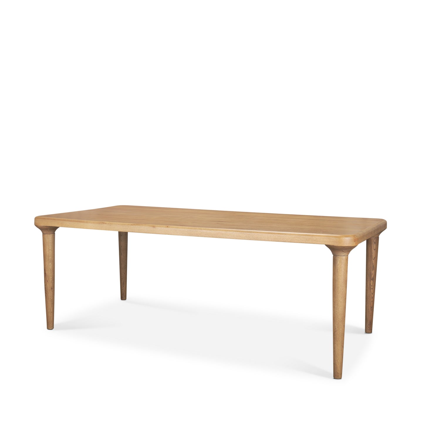 Suvan 84L Medium Dark Brown Rectangular Wood Dining Table for Modern and Stylish Dining Rooms