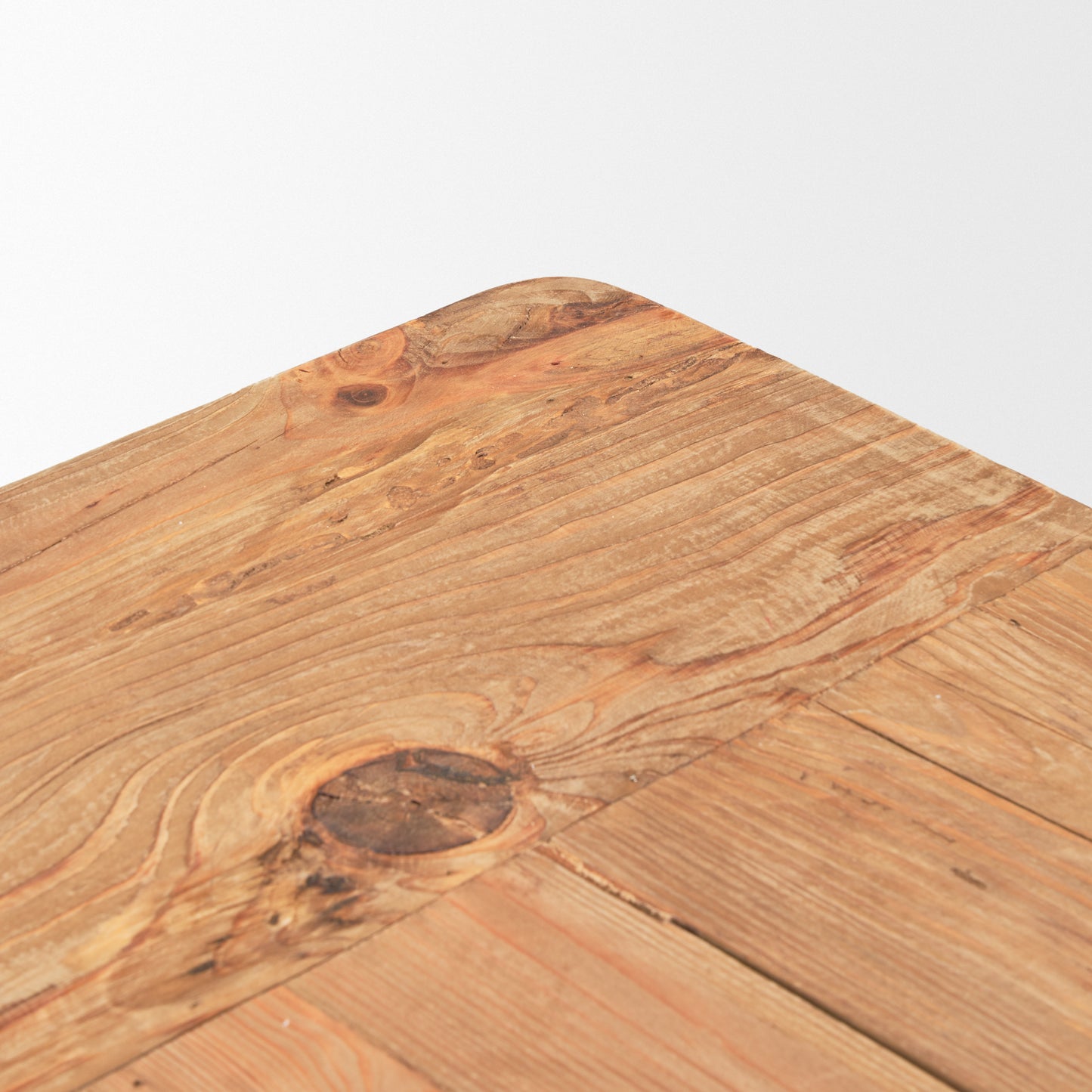 Stetson 84" Rectangular Natural Brown Wood Dining Table for a Warm and Stylish Dining Experience