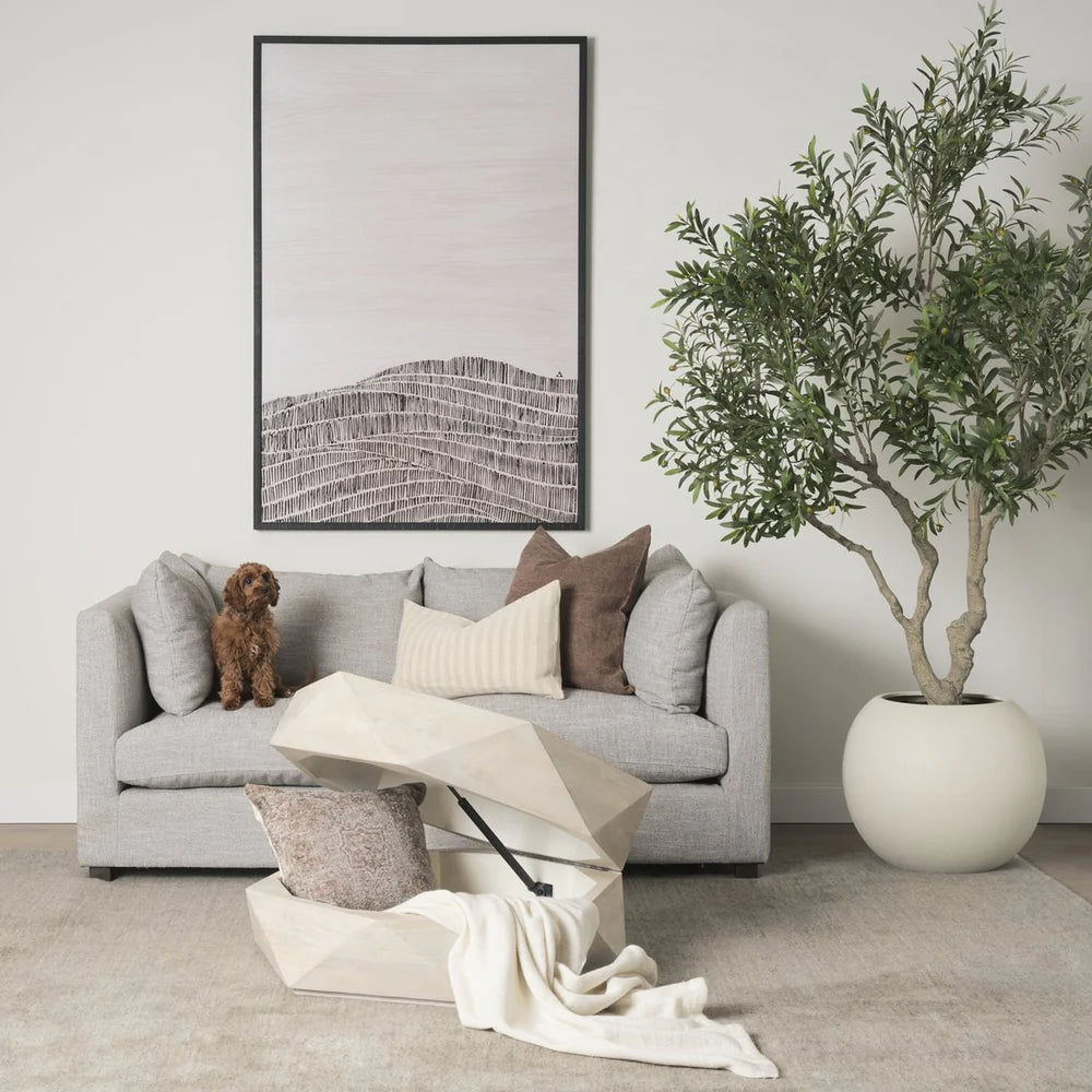 Halston 2-Piece Sofa Set - Luxurious Performance Fabric for Ultimate Comfort and Style in Living Spaces - Light Grey